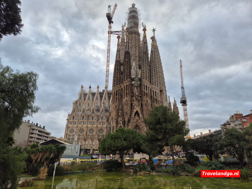 uitzicht sagrada familia - barcelona